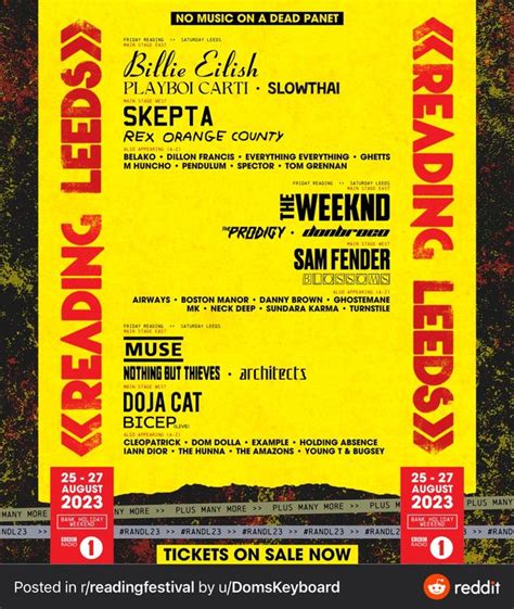 Have the Reading & Leeds Festival Lineups for 2023 Been Leaked ...