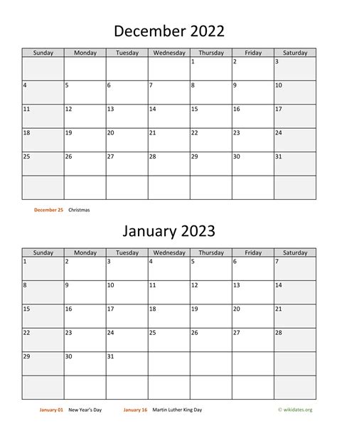 December 2023 January 2023 Calendar Get Calendar 2023 Update