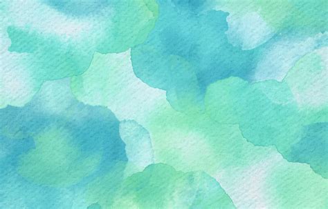 Pretty Watercolor Background In Turquoise Color 2181339 Vector Art At