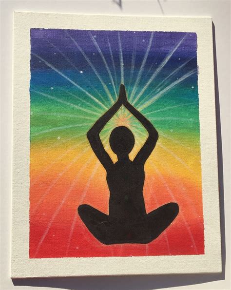 Source Energy Chakra Meditation Canvas Art Painting Simple Canvas