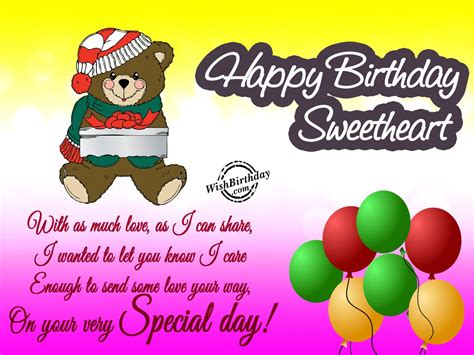 Wishing You Much Love On Your Special Day Wishbirthday Com