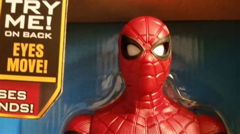 Spider Man Homecoming Action Figure Eye Fx Electronic Hasbro Spiderman