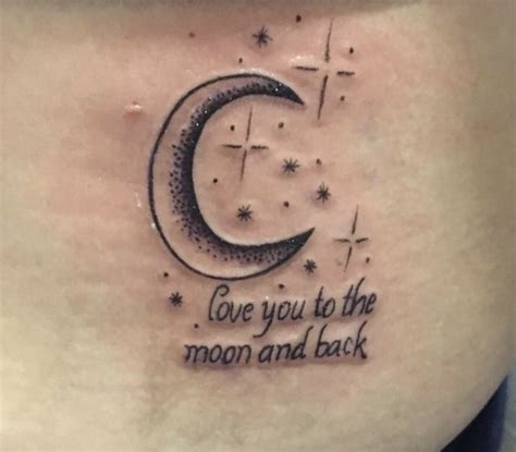 Love You To The Moon And Back Tattoos Infinity Tattoo Love