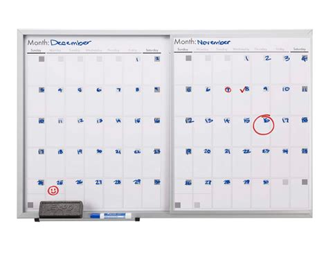 Norwood Commercial Furniture Calendar Planning Board Nor Ata1021 So