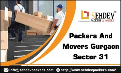 Packers And Movers In Sector Gurgaon Sehdev Packers