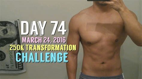 Body Transformation Day 74 250k Transformation Challenge Kinobody