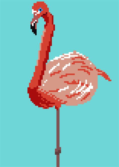 Flamingo Pixel Art Maker