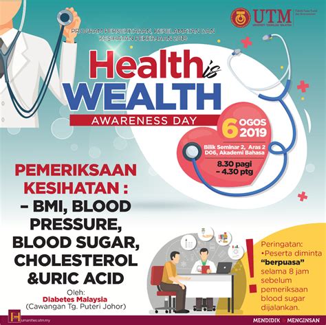 Kurikulum > 3.2 bidang sains sosial dan kemanusiaan. Health Is Wealth Awareness Day Fakulti Sains Sosial dan ...