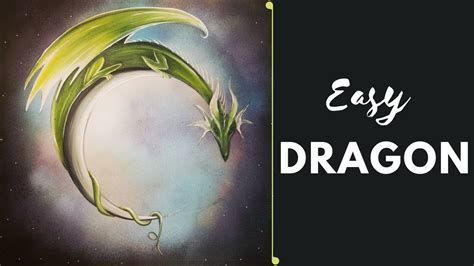 Easy Acrylic Dragon Painting Project Youtube