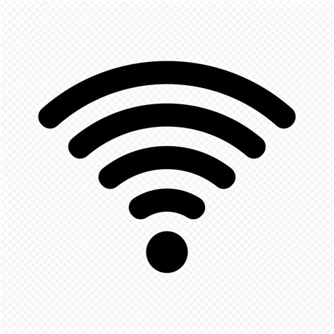 Transparent Black Wireless Wifi Internet Connection Signal Icon Citypng