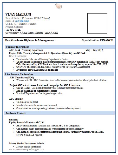 Fresher cv format for bank job banking resumes the glamorous fresher cv format for bank job banking resumes images below, is part of fresher cv format for bank job written piece which is labeled within resume format and posted at june 25, 2019. Mba Fresher Resumes - http://www.resumecareer.info/mba ...