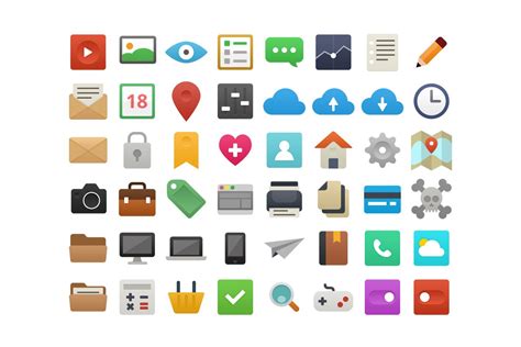 Its Flat 48 Free Vector Icons — Medialoot