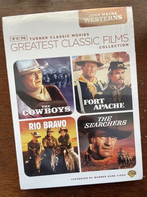 Tcm Greatest Classic Films Collection Dvd John Wayne Westerns The
