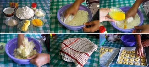 Semua bahan donat kentang dicampur, ditambah larutan ragi yang sudah cara membuat: Cara Membuat Donat Ubi Bergizi - Andri Maria