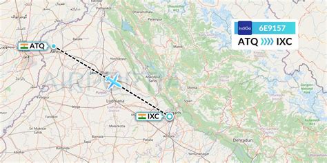 6E9157 Flight Status IndiGo Airlines Amritsar To Chandigarh IGO9157