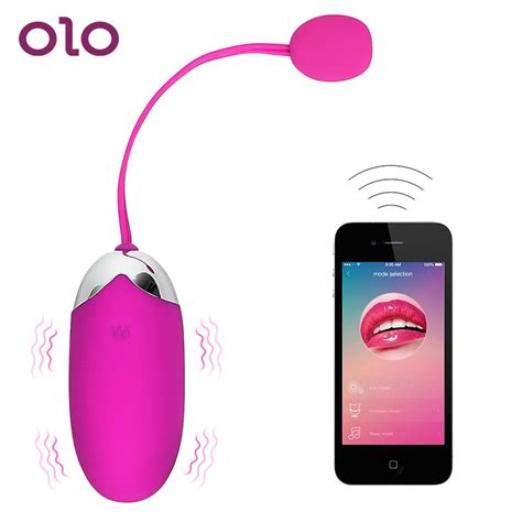 Olo App Bluetooth Speed Vibrator Vibrating Egg Wireless Remote Control Vagina Massage Sex