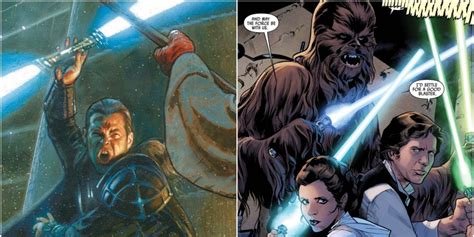 Star Wars 10 Best Lightsaber Battles In The Comics Ranked