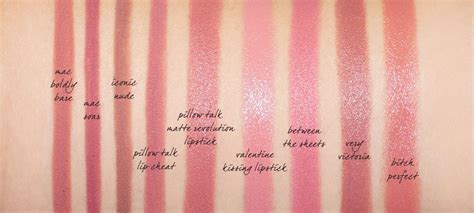Charlotte Tilbury Pillow Talk And Valentine Comparison Swatches The