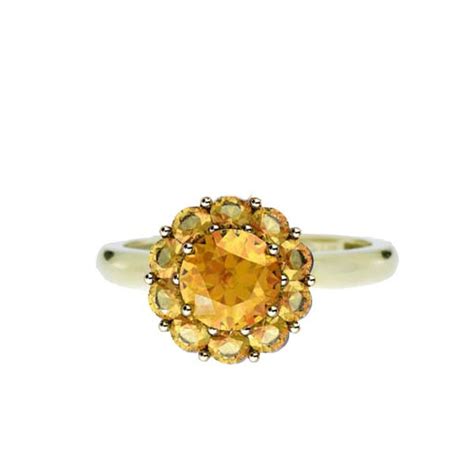Color My Life K Yellow Gold Citrine Ring