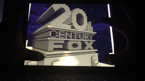 20th Century Fox Logo In Minecraft Neat Youtube