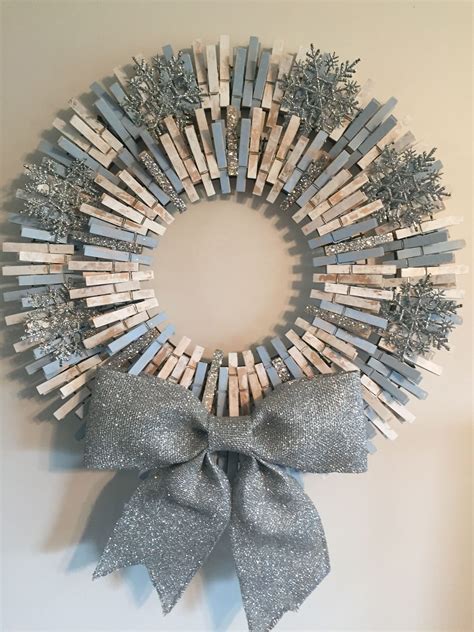 48 Best Diy Clothespin Wreaths You Can Try Today Decor Home Ideas