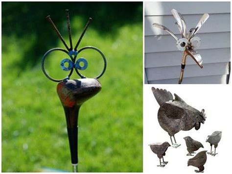 20 Ideas To Turn Old Tools Into Garden Art Recycled Garden Art