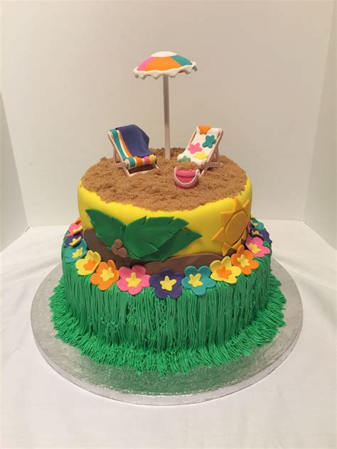 Beach Birthday Birthday Cake Beach Birthday Cake