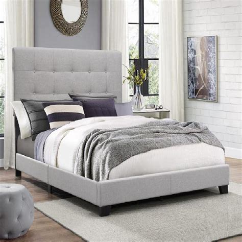Storage beds feature a spacious hidden drawer that pulls out from the foot of each frame—perfect for keeping linens and blankets organized and out of sight. Gray Twin Bed Frame Tufted Headboard Bedroom Guest Room ...
