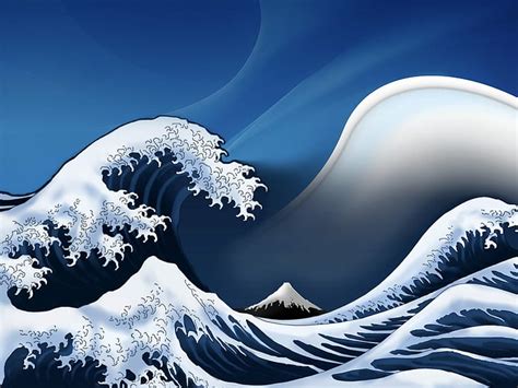Online Crop Hd Wallpaper 1920x1080 Px Hokusai Mount Fuji The Great