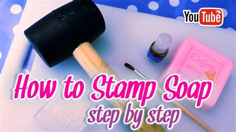 How To Stamp Cold Process Soap 🔨 Step By Step Cold Process And Melt And Pour Ideas Youtube
