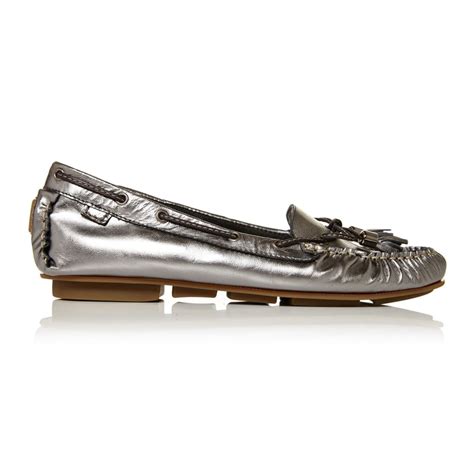 Agazia Pewter Leather Sale From Moda In Pelle Uk