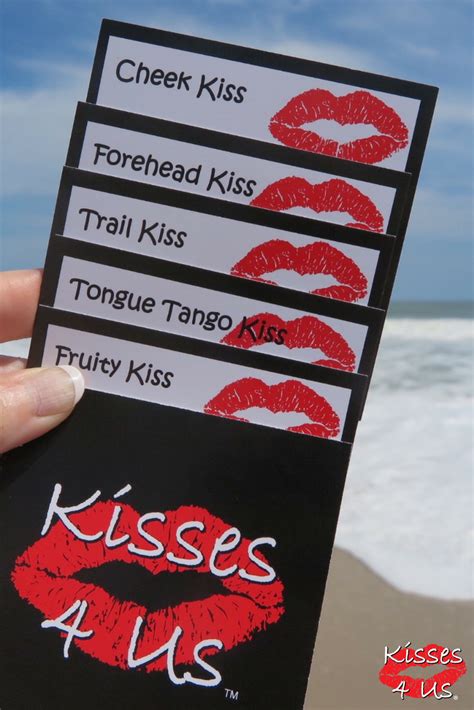 Kisses 4 Us Is A Box Of Fun Flirty Romantic Kisses For Making Kissing Fun Date Night