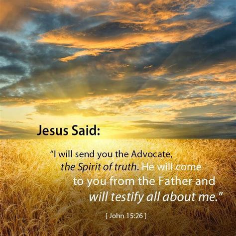 John 1526 The Work Of The Holy Spirit When The Advocate Comes