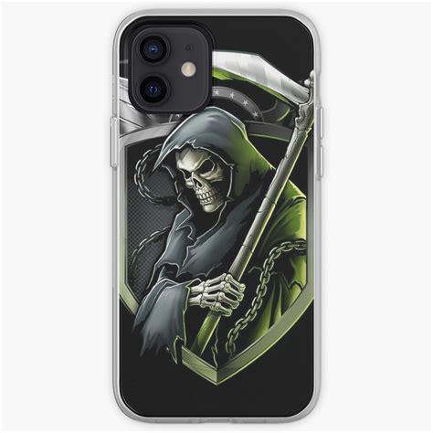 Grim Reaper Shield Iphone Case And Cover By Leen12 Redbubble