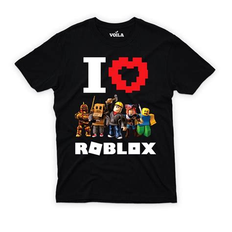 Me Encanta Roblox Camiseta Para Hombres Roblox Mujeres V Etsy