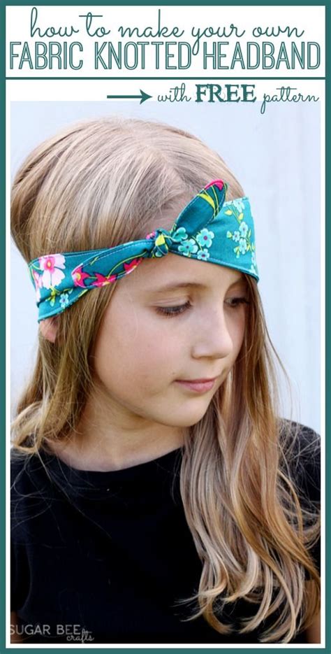 How To Make A Fabric Knotted Headband Diy Sewing Pattern Trendy