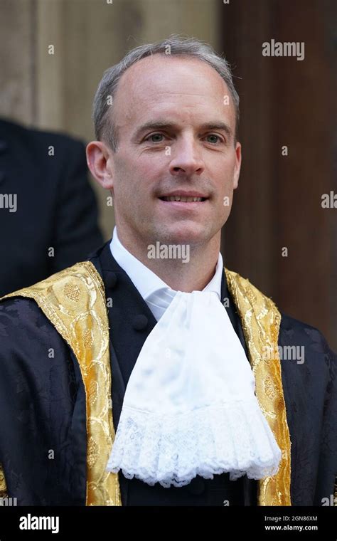 The New Lord Chancellor Dominic Raab Arrives At The Judges Entrance To