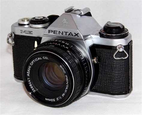 Vintage Asahi Pentax Me 35mm Slr Film Camera Made In Japa Flickr