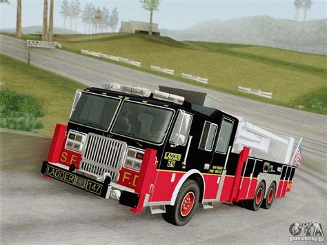 Seagrave Marauder Ii Sffd Ladder 147 для Gta San Andreas