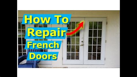 How To Repair French Doors Fixalign French Door Frames Youtube