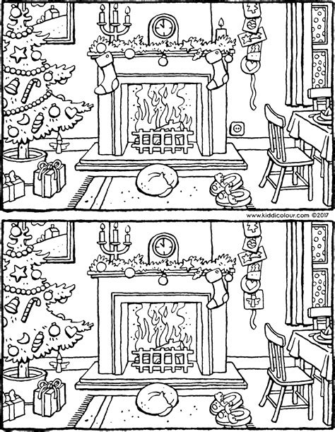 Find The Difference Coloring Pages Coloring Home