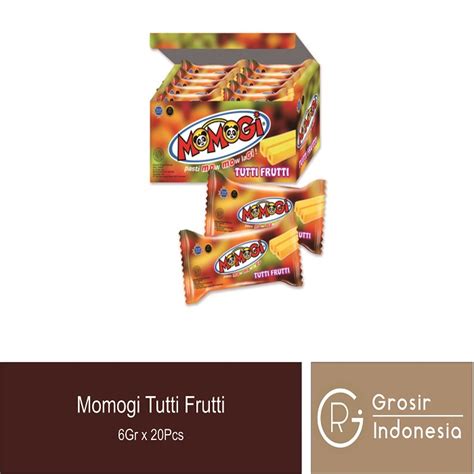 Jual Momogi Tutti Frutti 1 Box Isi 20 Pcs Shopee Indonesia