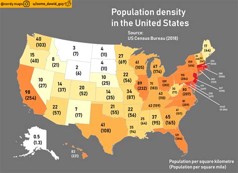 Population Map Of The United States New York Map Poster