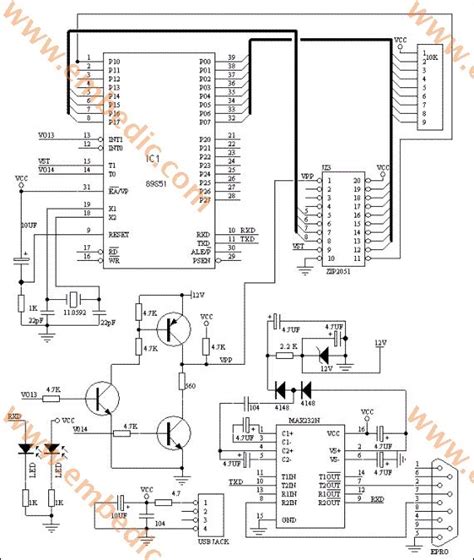 Manufacturing And Debugging Of Microchip At89c2051 Programmer Embedded Technology Information