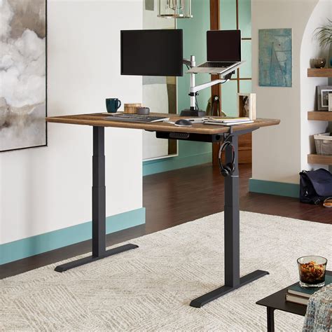 Electric Standing Desk 60x30 Sit To Stand Adjustable