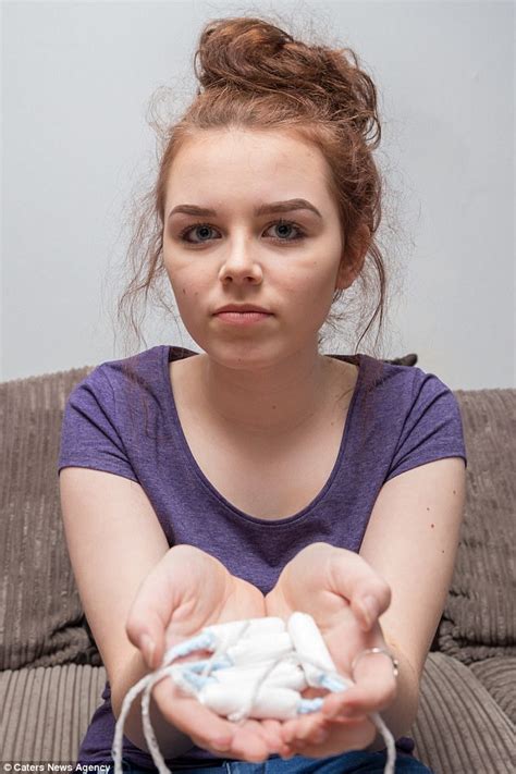Daventry Teen Left Hours From Death From Using Tampons Daily Mail Online