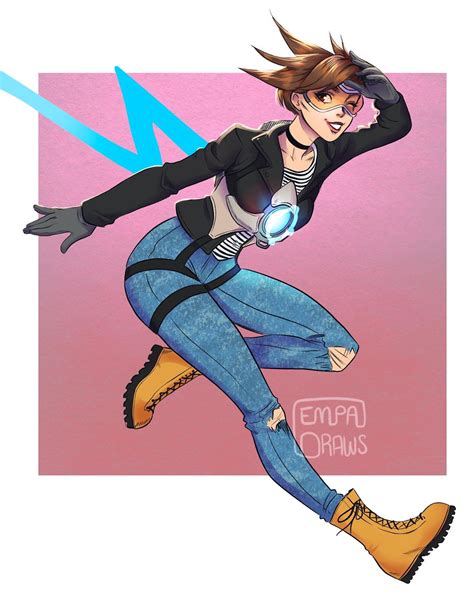 Made Fanart Based Of The New Tracer Comic 💜 Via Roverwatch Ow