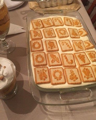 Paula deen banana pudding with chessmen cookies. Paula Deen's Not Yo' Mama's Banana Pudding Recipe - Food ...