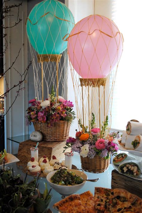 Mini Hot Air Balloon Centerpieces Designed By Puja Seth