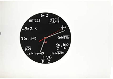 Dci Pop Quiz Clock Black And White Metal 11 12 Diameter